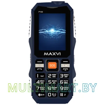Мобильный телефон Maxvi P100 (синий)